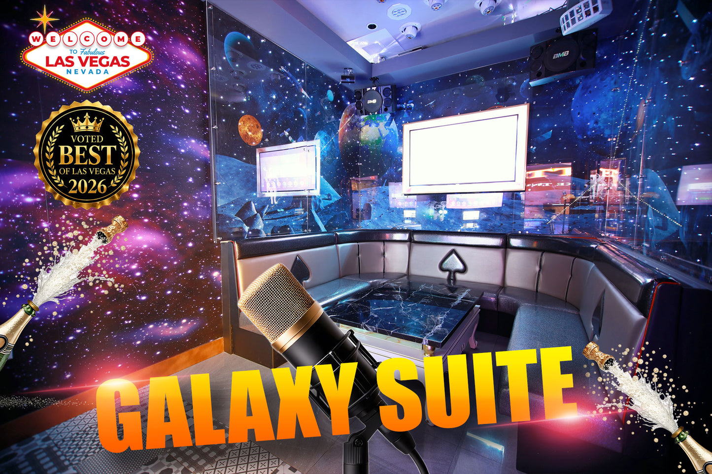 Reserve 1-10 Guest Medium Karaoke Suite (Deposit)