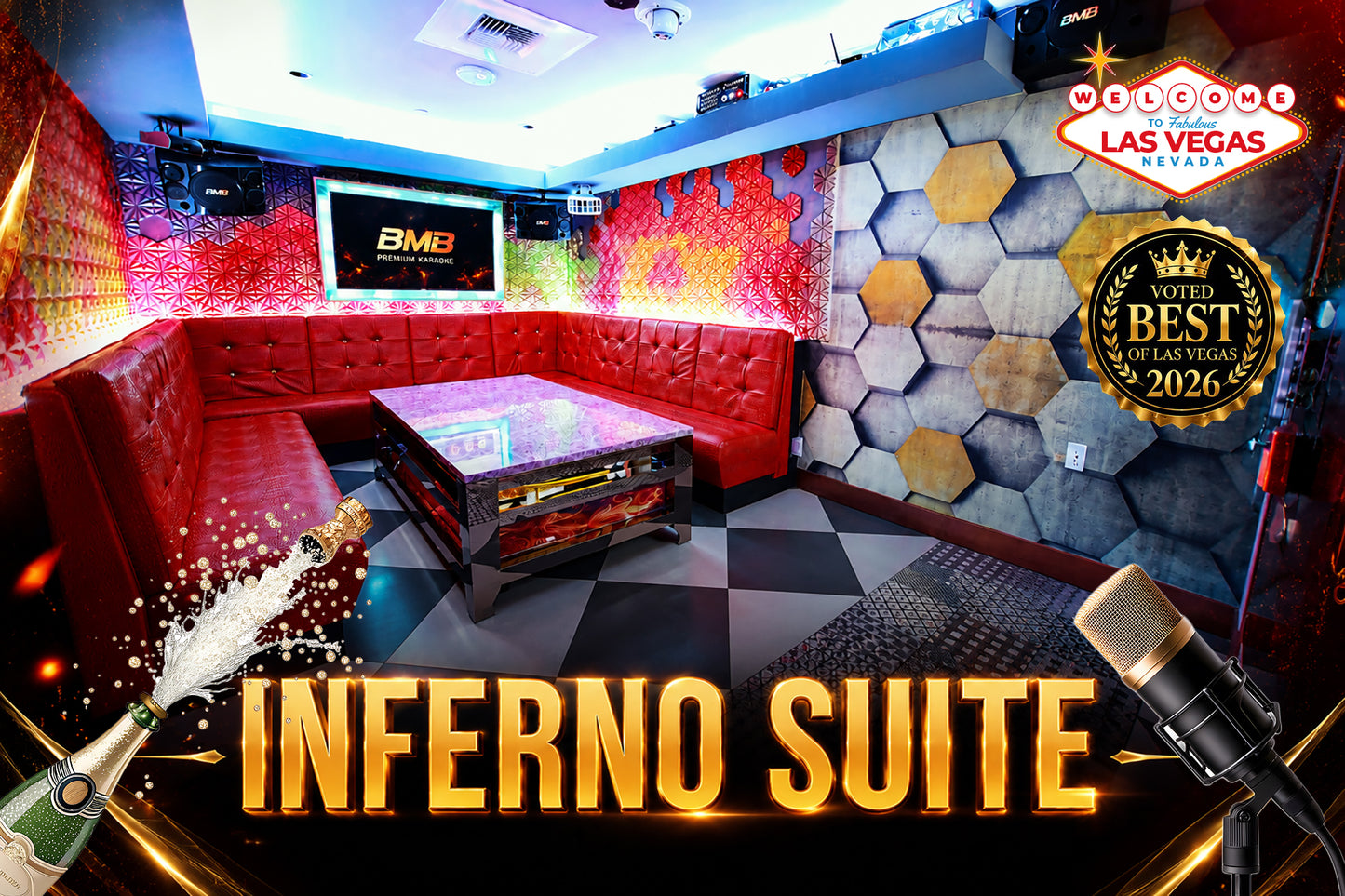 Reserve 11-15 Guest Large Karaoke Suite (Deposit) – KAMU Karaoke Booking