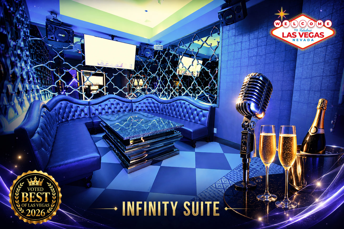 Reserve 11-15 Guest Large Karaoke Suite (Deposit)