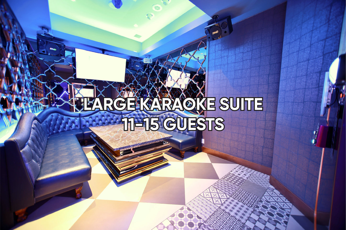 Reserve 11-15 Guest Large Karaoke Suite (Deposit)